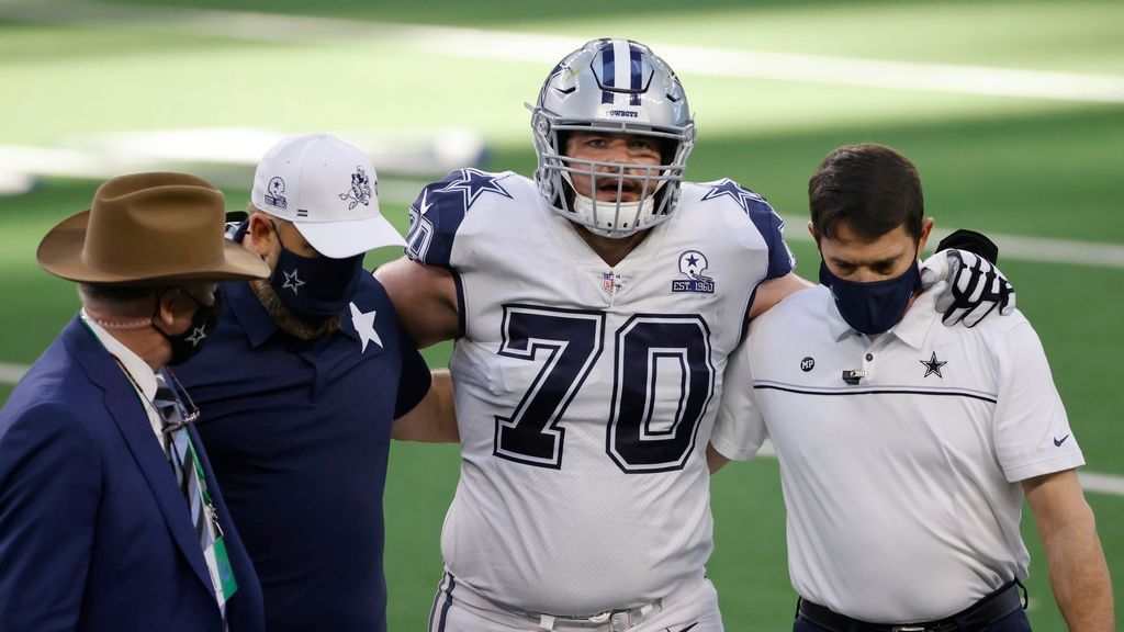 Dallas Cowboys guard Zack Martin could be done for NFL season with calf injury