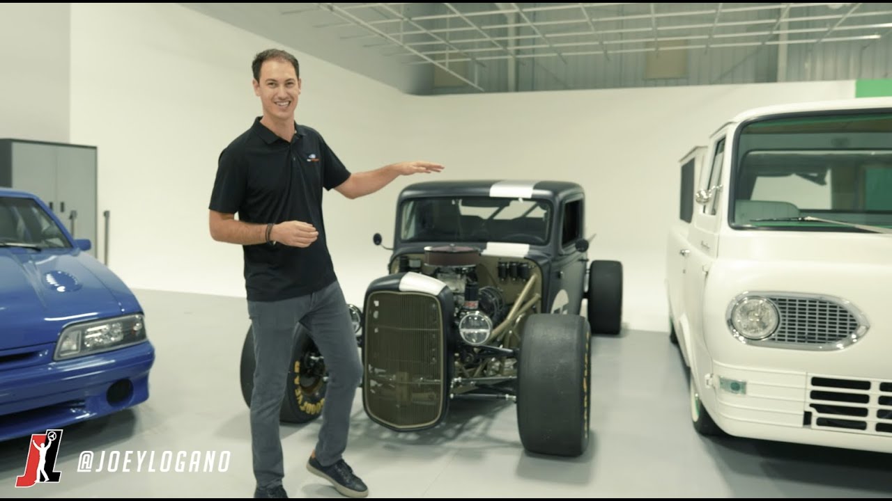 NASCAR Garage Tour: Joey Logano shows off his Ford collection