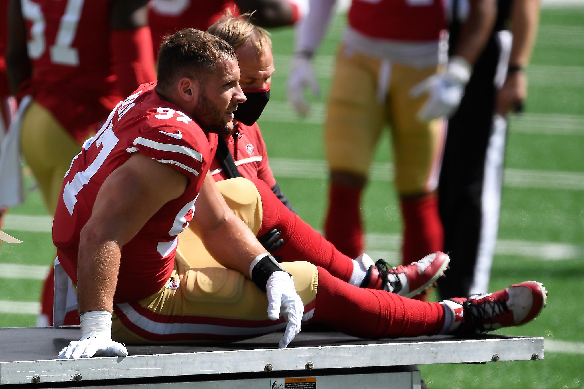 After avalanche of injuries, Shanahan says 49ers rethinking ‘risk-reward’ on players
