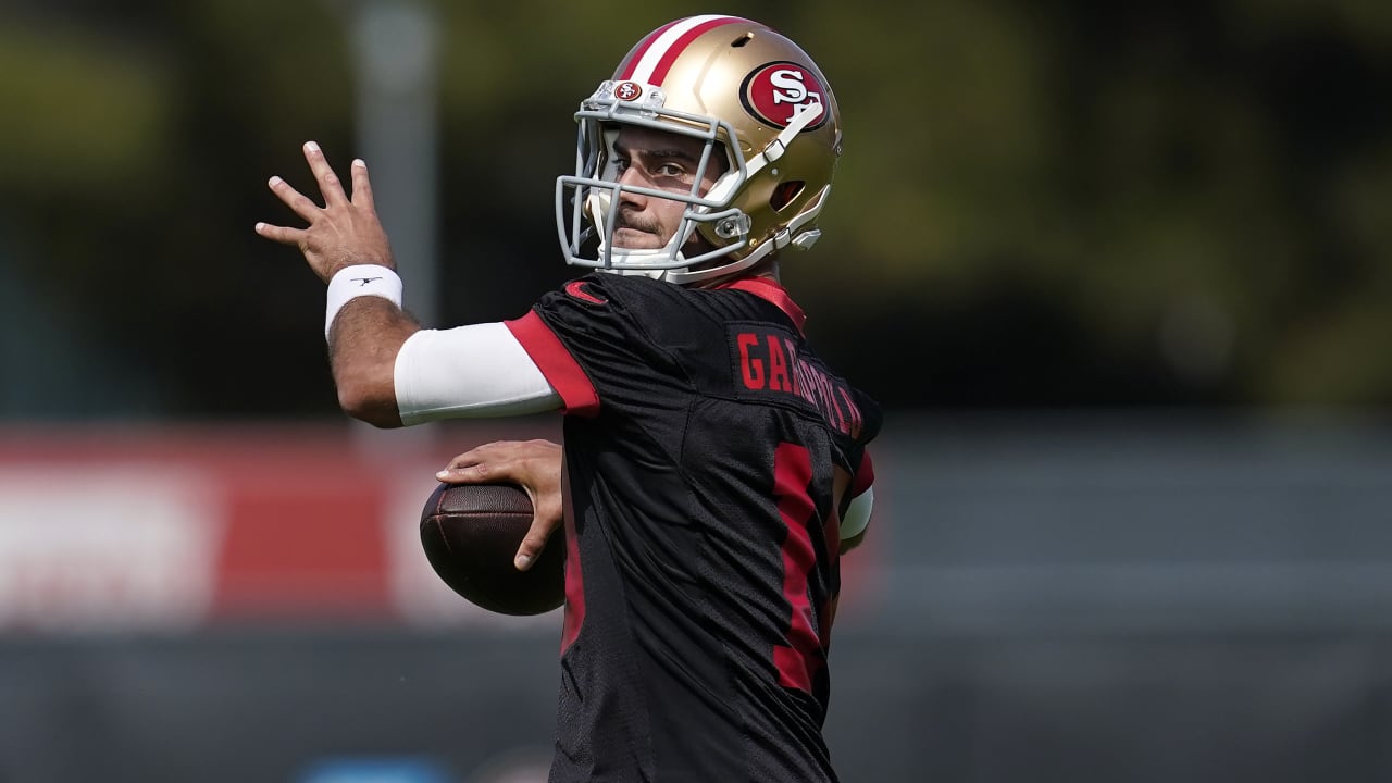 Kyle Shanahan: Jimmy Garoppolo at his best can beat out any rookie QB