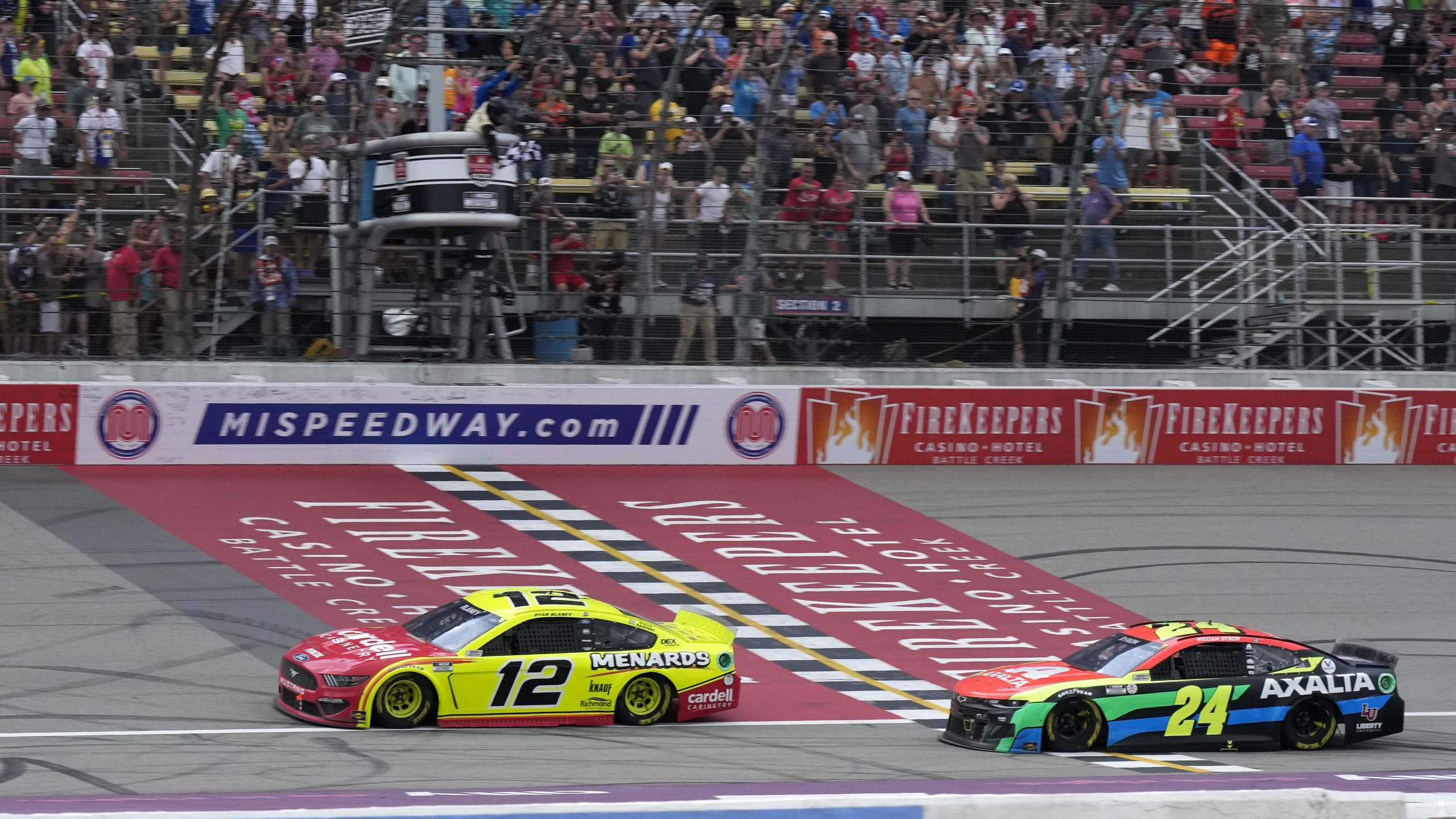Drivers behind Blaney lament their moves at the finish of Michigan ‘superspeedway’ race