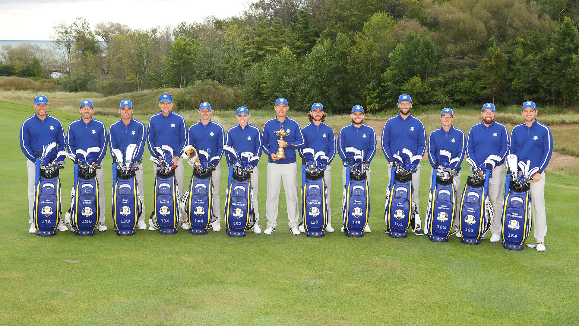 2020 Ryder Cup: The significance of the numbers on Team Europe’s Ryder Cup golf bags