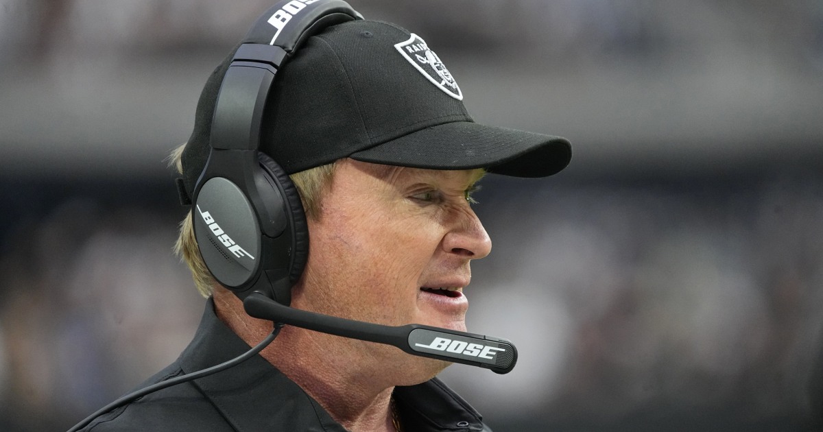 Raiders’ coach Jon Gruden apologizes after racist comment surfaces about NFLPA head in emails