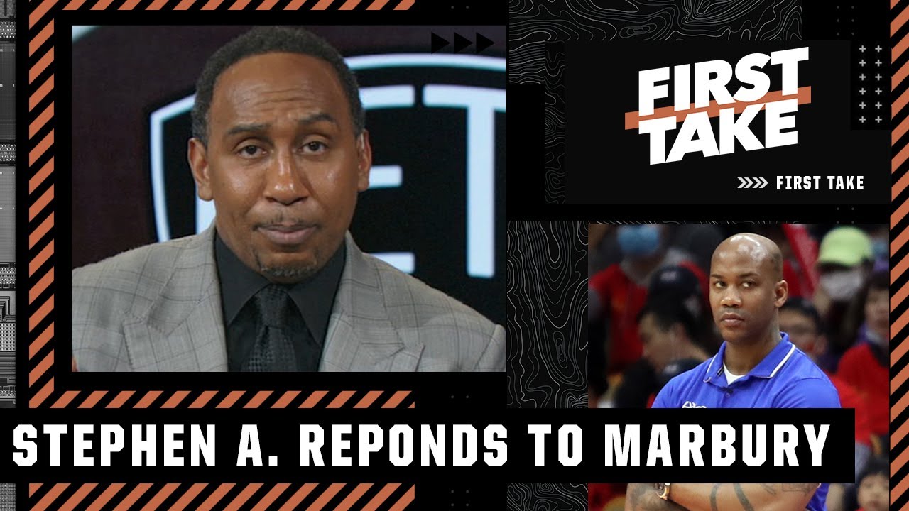 Stephon Marbury calls out Stephen A. for his comments on Kyrie Irving | First Take