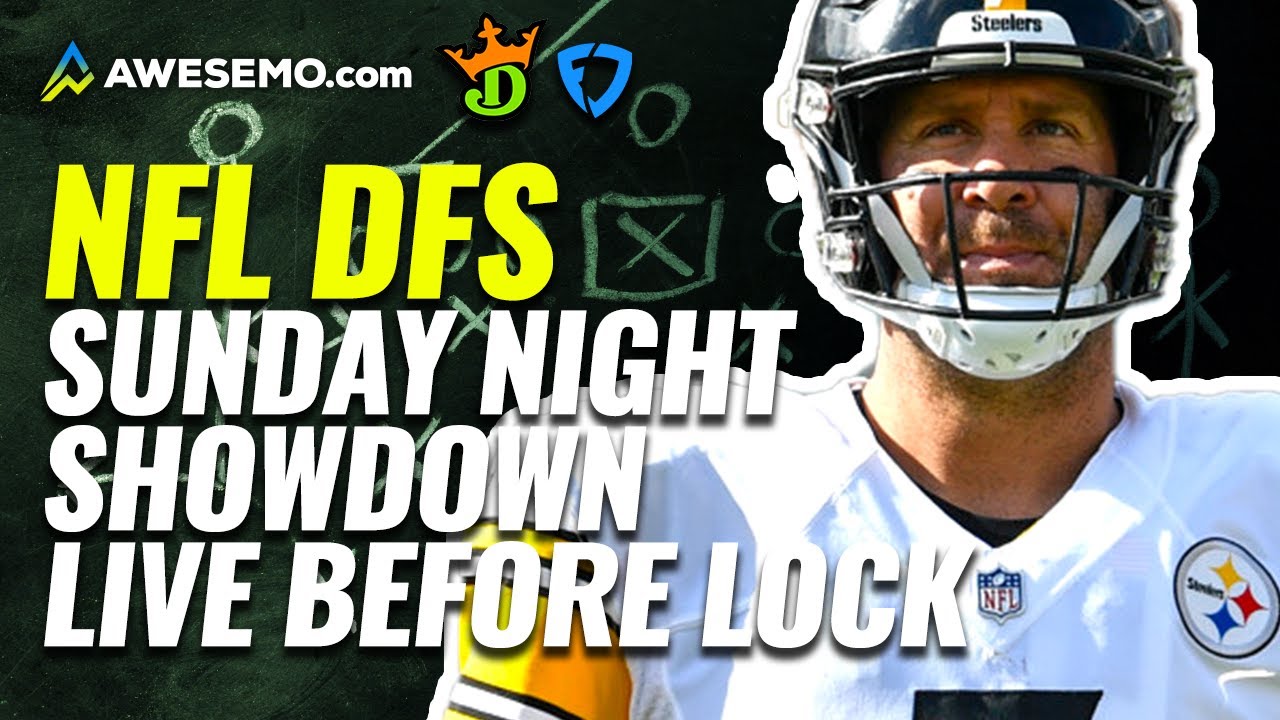 NFL DFS Showdown Live Before Lock SNF Week 6 Seahawks vs Steelers Showdown | October 17