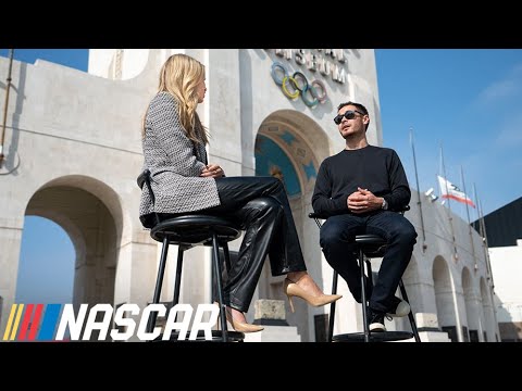 Larson gets a glimpse of the L.A. Coliseum for the first time | NASCAR