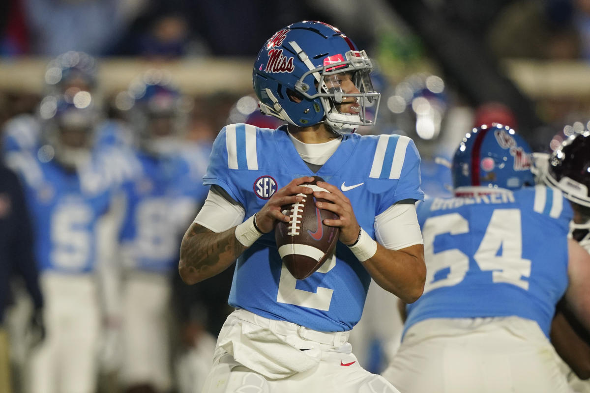 Ole Miss QB Matt Corral confirms he’s heading to the NFL in 2022