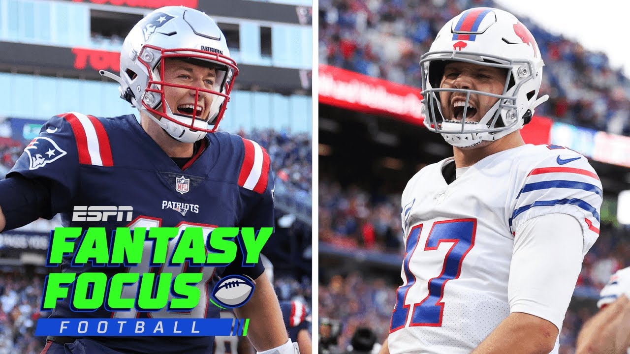 Patriots/Bills preview, Week 13 Injury Updates, and RB/WR Confidence Check | Fantasy Focus Live!