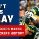 Aaron Rodgers Breaks Packers Record for Most TDs in Franchise History