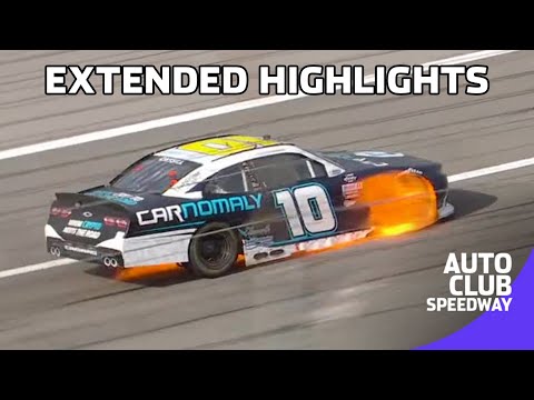 Hot racing and multiple overtimes: Extended Highlights | Xfinity Series at Auto Club Speedway