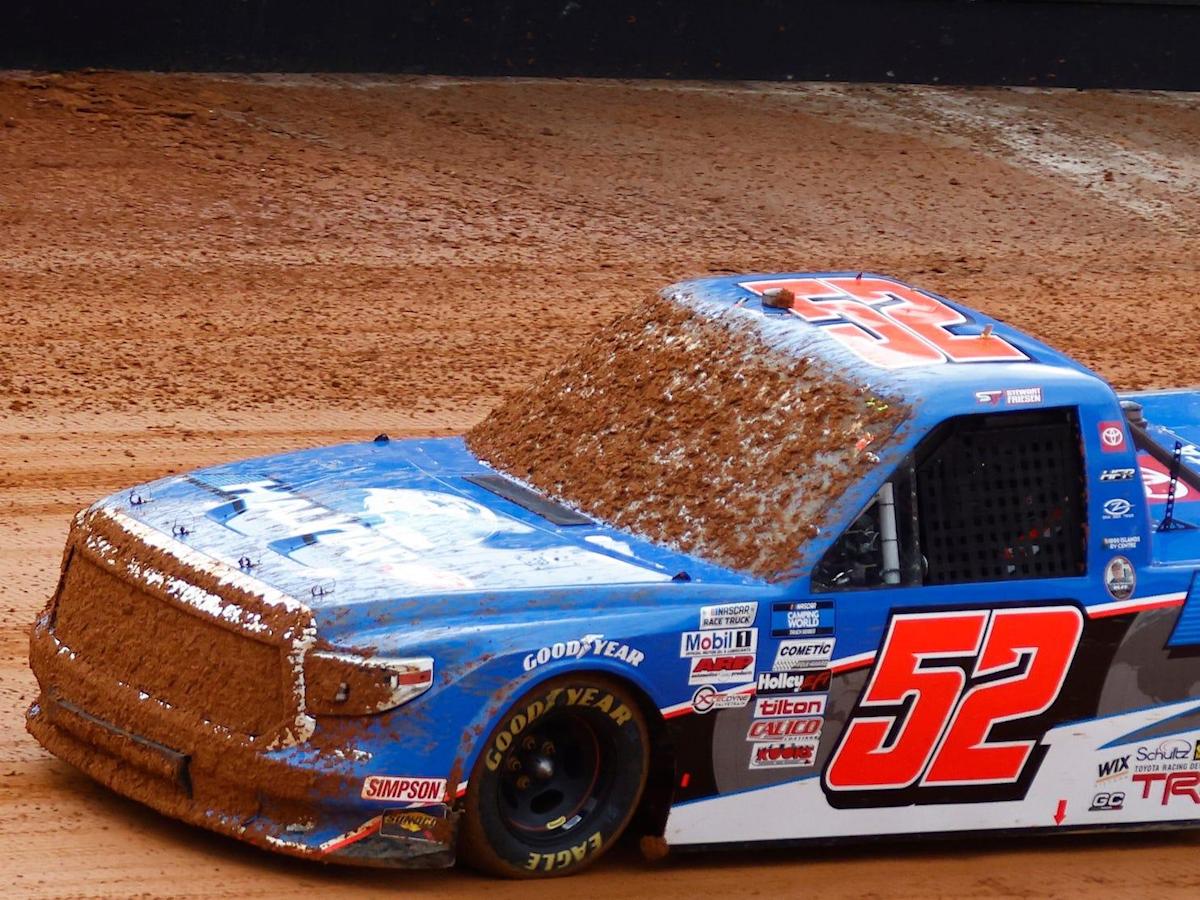 NASCAR’s dirt race is this weekend and one veteran driver says it would be better if they got rid of windshields