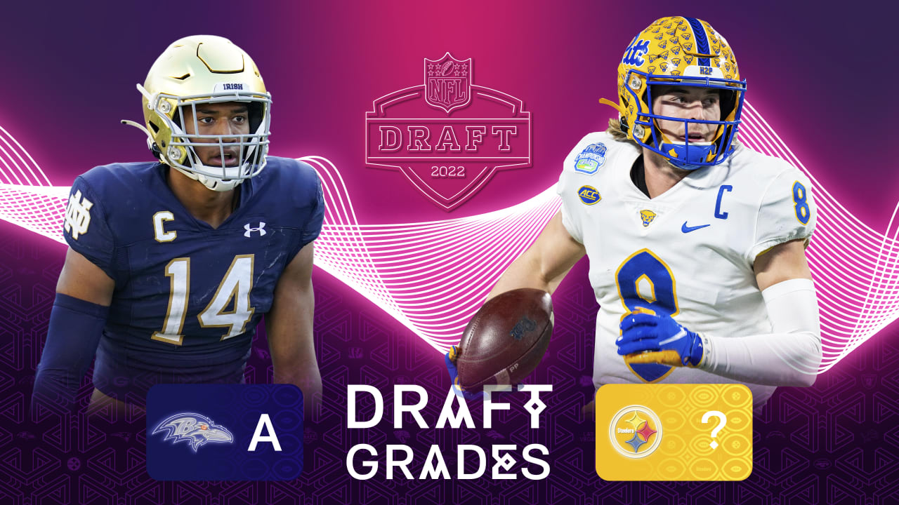 AFC North draft grades: Ravens ace test; did Steelers make right call at QB?