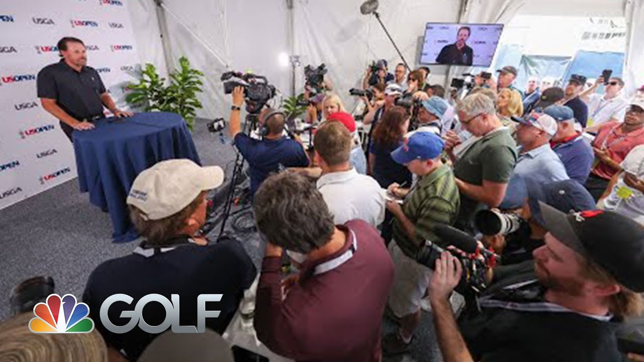 Phil Mickelson uncomfortable in U.S. Open presser | Live From the U.S. Open | Golf Channel