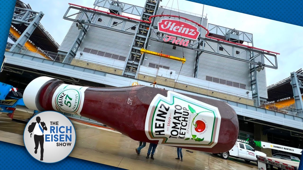 We Have Breaking News about Those Giant Heinz Field Ketchup Bottles!!! | The Rich Eisen Show