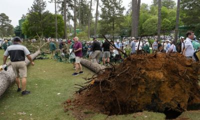 Masters Golf Tournament Suspended By Falling Trees In Spectator Area