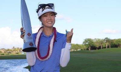 Grace Kim, in third LPGA start as a rookie, wins three-way playoff at Lotte Champ.