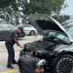 NASCAR pit crew from Kaulig Racing saves the day for driver hit in fender bender on DuSable Lake Shore Drive -TV