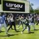 Flash mob breaks out on first tee of LIV Golf London, Golf Twitter reacts