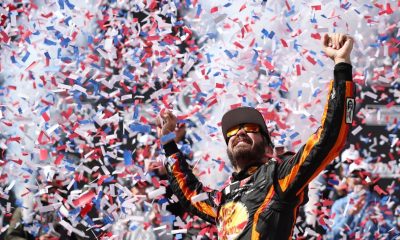 NASCAR points leader Martin Truex Jr. re-signs with JGR for ’24
