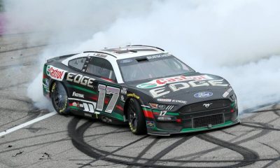 NASCAR at Michigan results: Chris Buescher holds off Martin Truex Jr. to earn back-to-back wins
