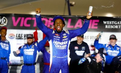 Rajah Caruth becomes third Black driver to win NASCAR series race