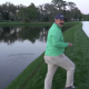 Golf Channel reenacting Rory McIlroy’s debated penalty by throwing balls into the water was one of the wildest TV segments ever