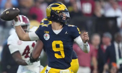 2024 NFL Mock Draft: Vikings, Raiders trade up for QBs; Chargers trade down, restock roster