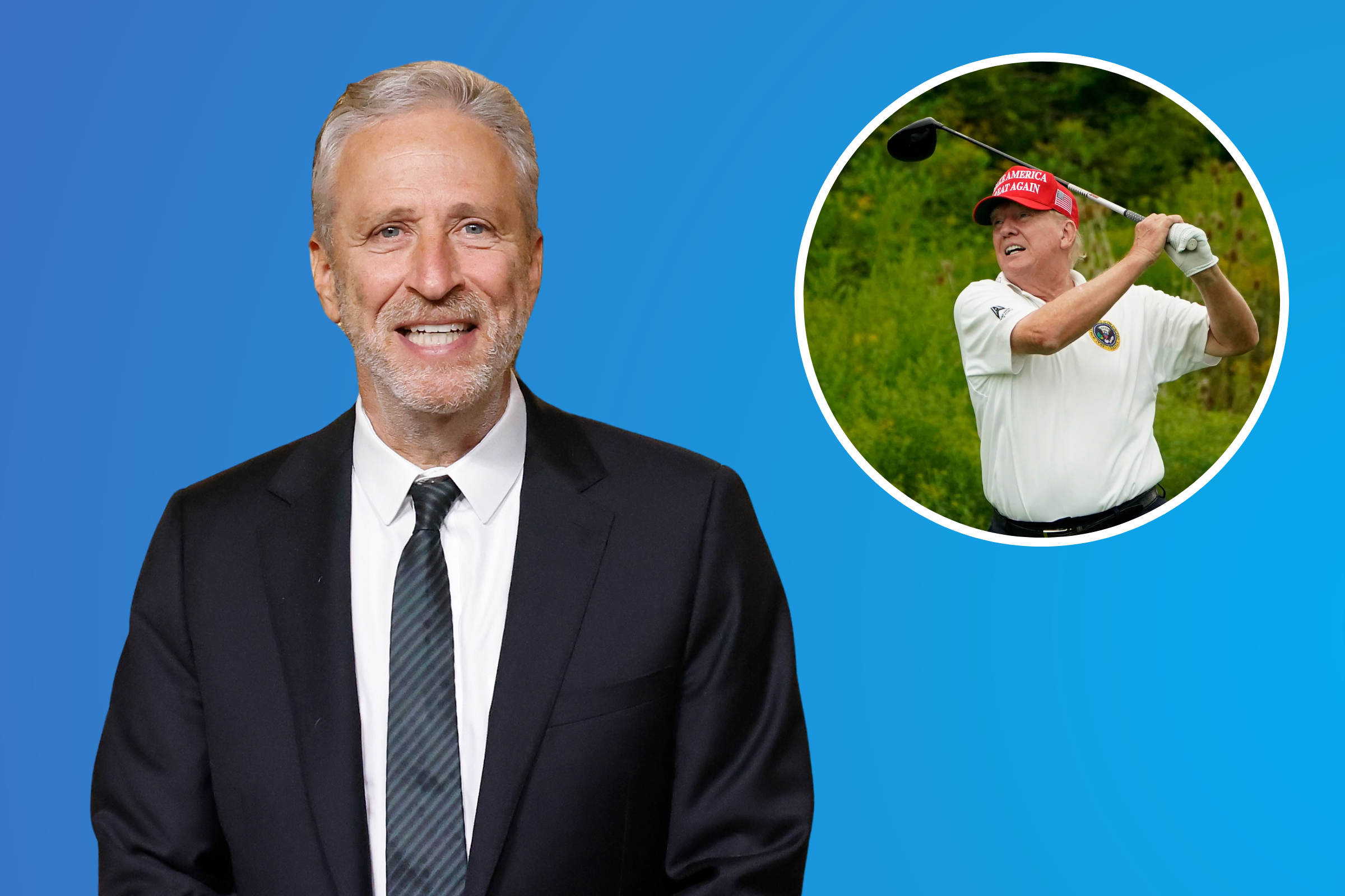 Jon Stewart Mocks Donald Trump Golf Tournament Wins