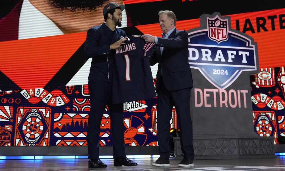 NFL Draft 2024 live updates: 1st round picks so far, trades, grades as Caleb Williams goes No. 1, six QBs taken in first round